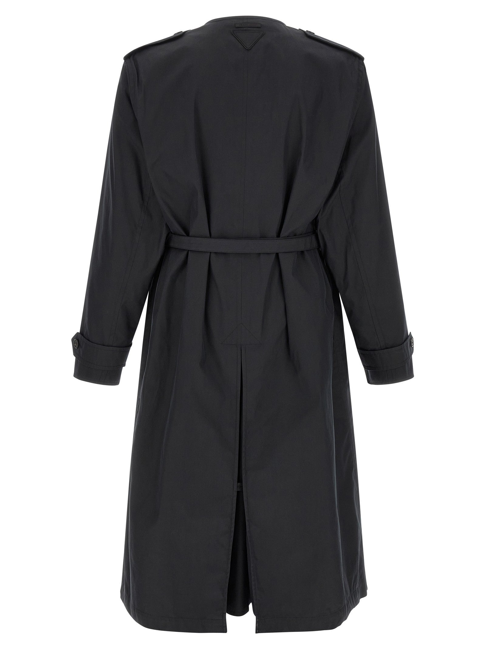 Double-breasted trench coat