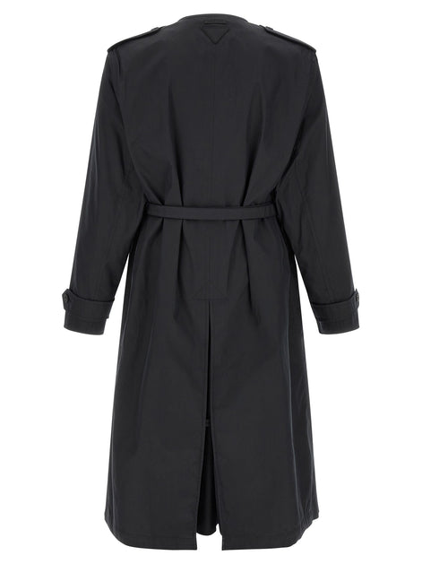 Double-breasted trench coat