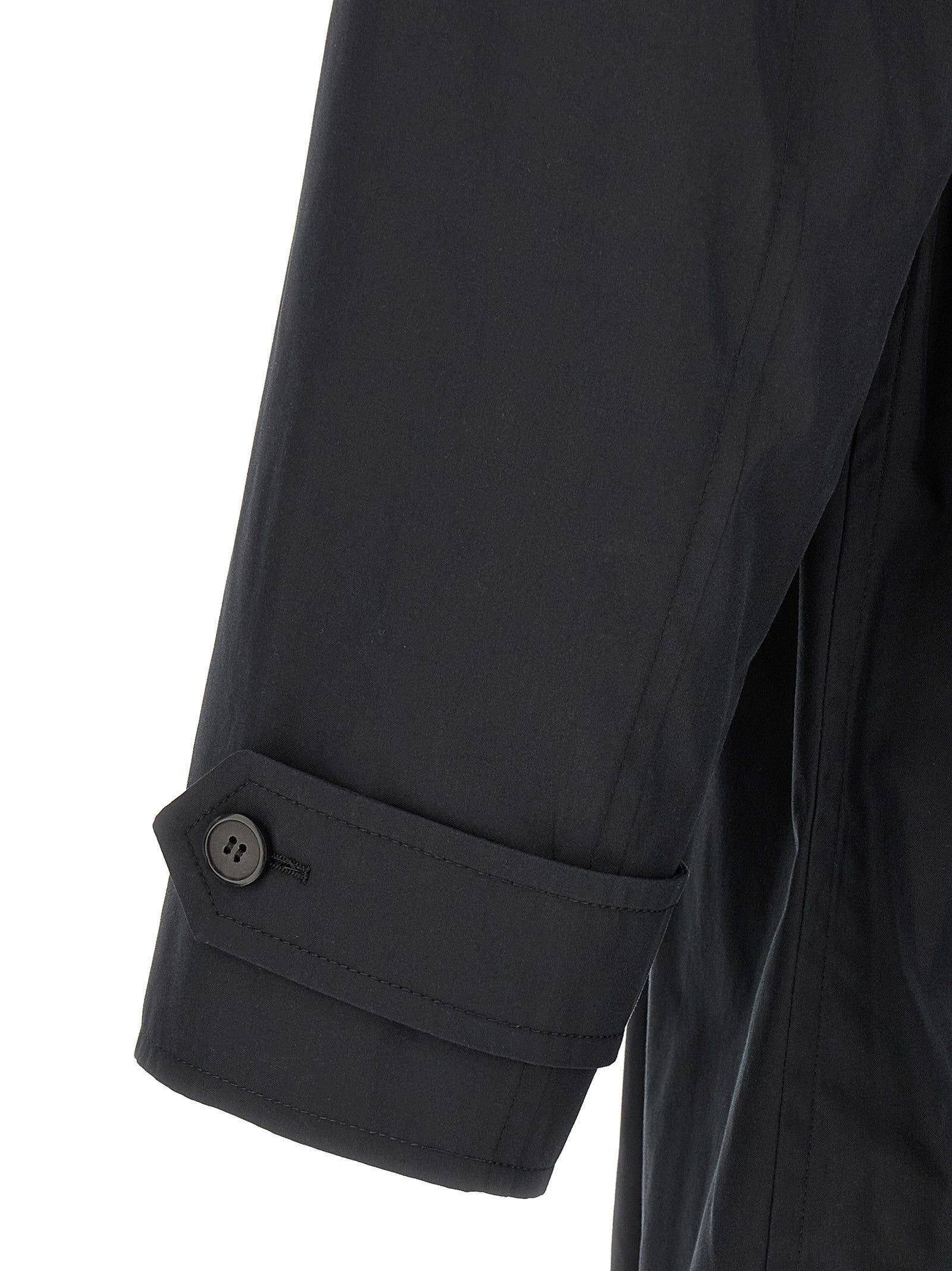 Double-breasted trench coat