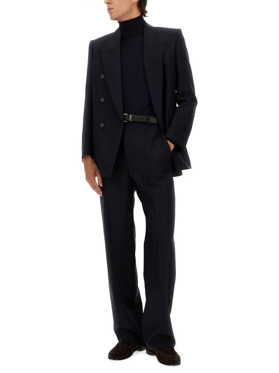 DOUBLE-BREASTED WOOL JACKET