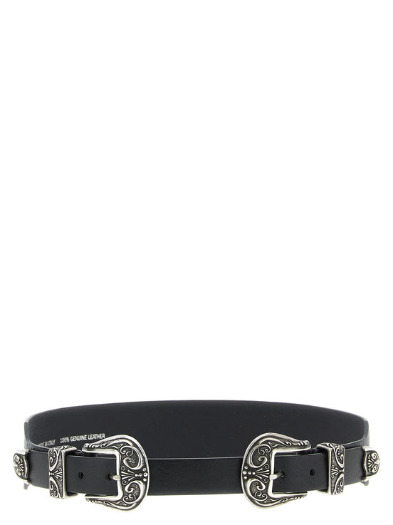 'Double Buckle' belt