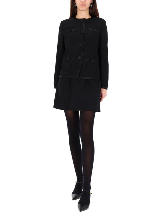 Dolce & Gabbana DOUBLE CREPE SINGLE-BREASTED JACKET