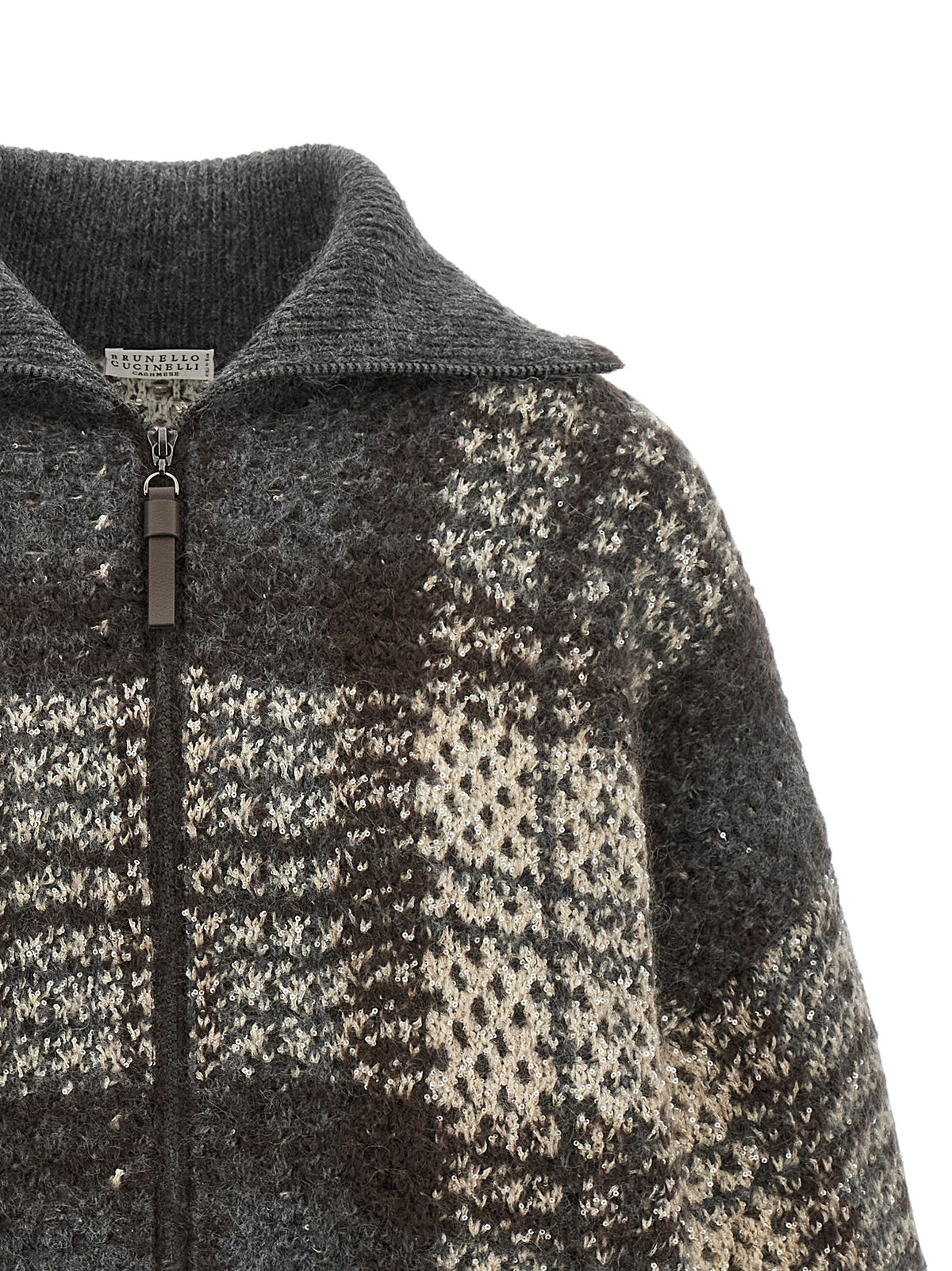 Brunello Cucinelli Double 'Dazzling Tartan' cardigan