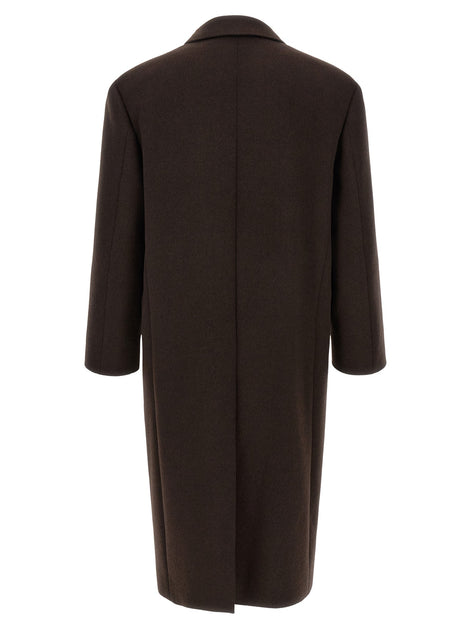 Saint Laurent Double-face combed wool coat