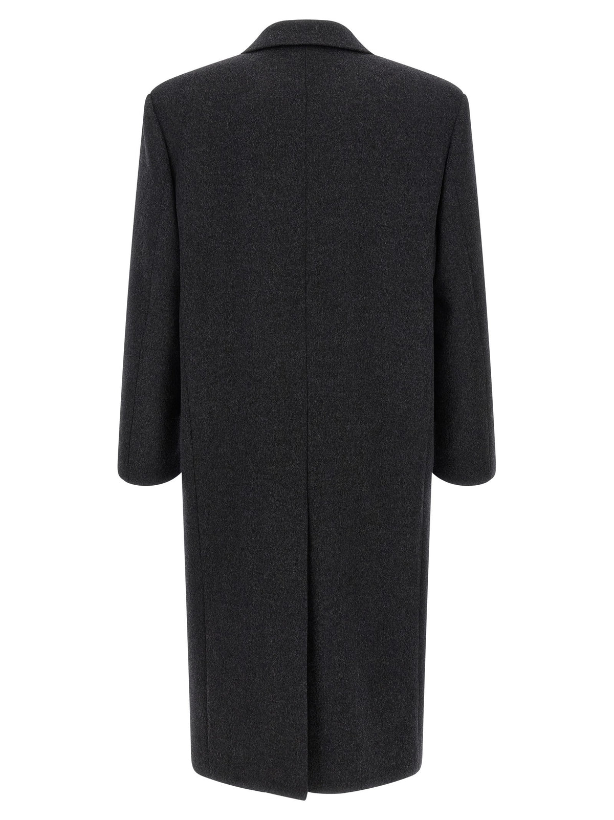 Saint Laurent Double-face combed wool coat