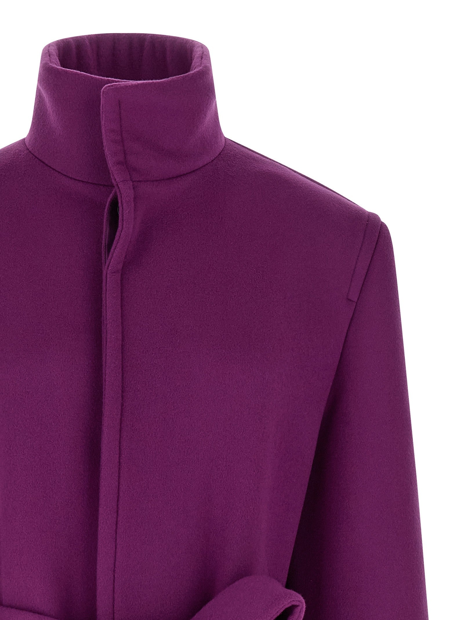 Double-face wool coat