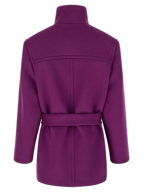 Double-face wool coat