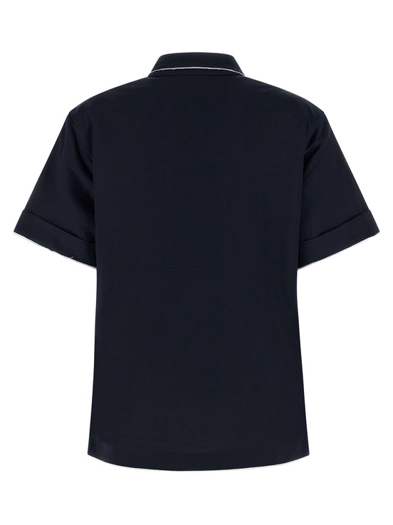PRADA Double-layer polo shirt