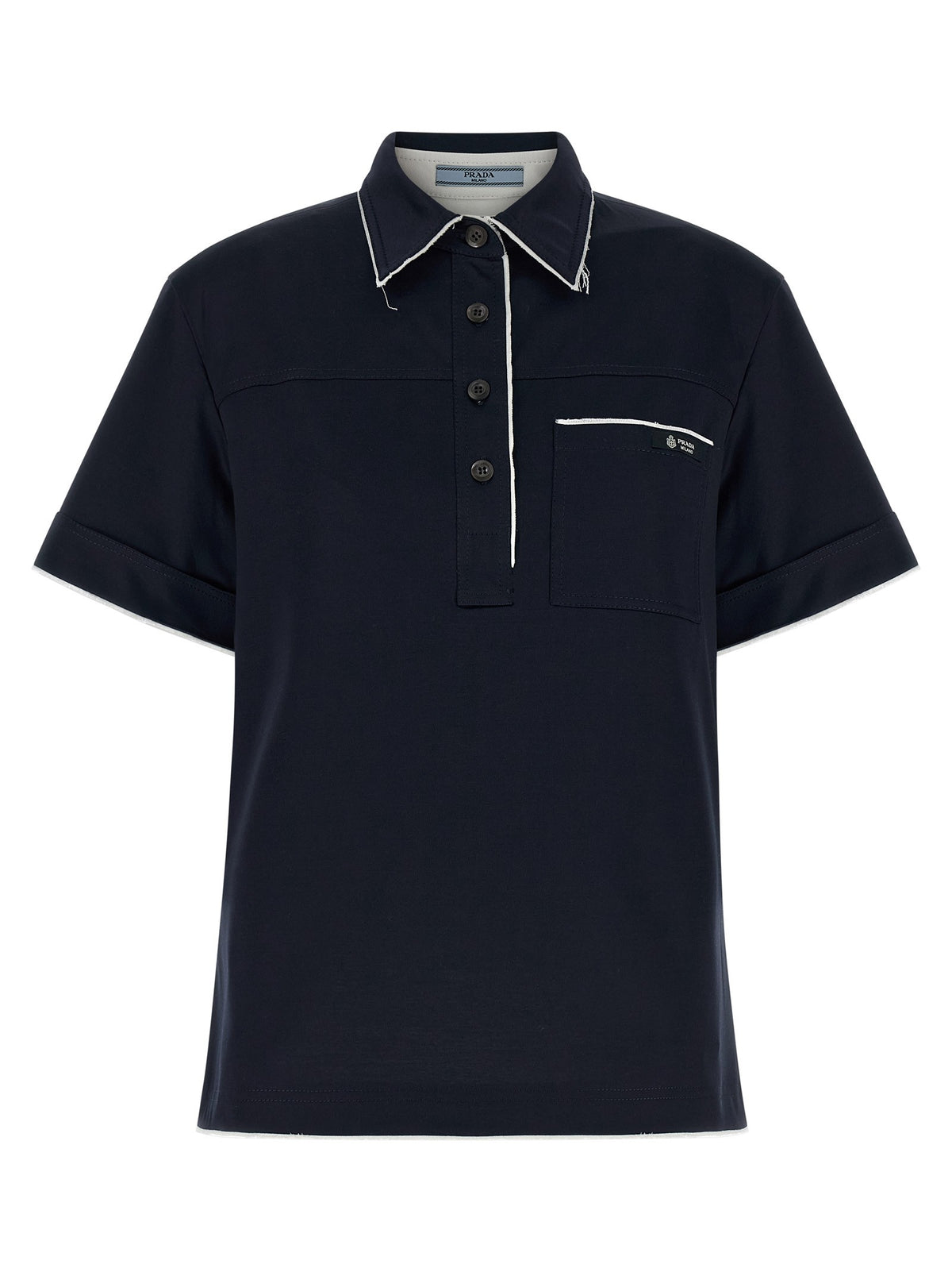 Double-layer polo shirt