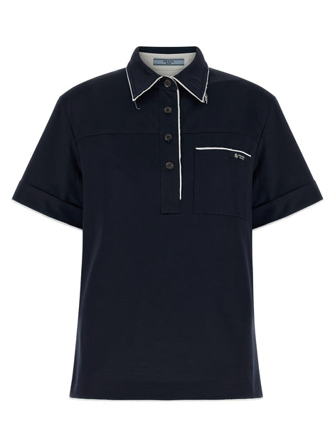 Double-layer polo shirt
