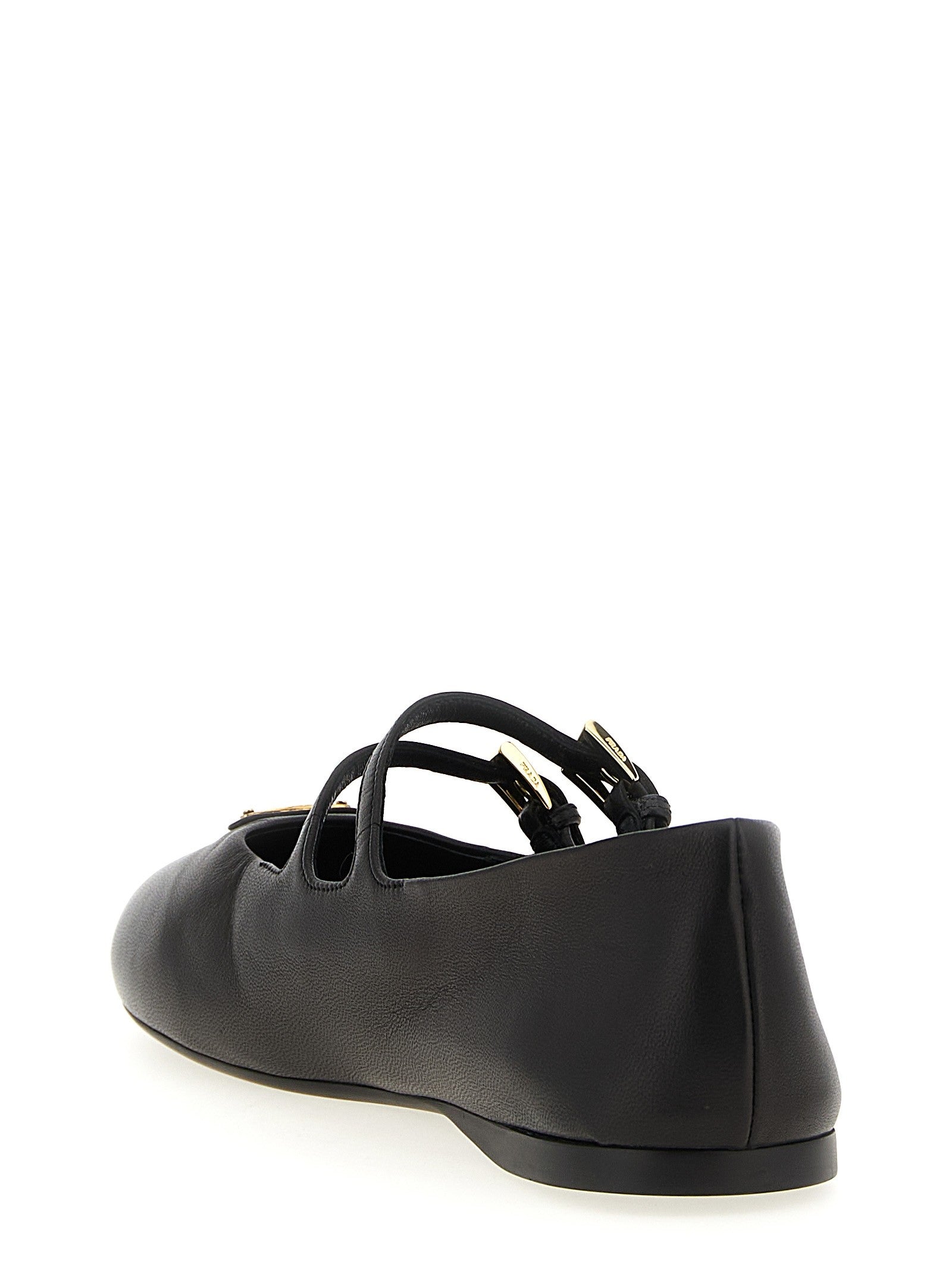 Double strap ballet flats