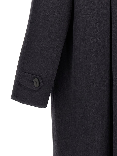 Double wool coat
