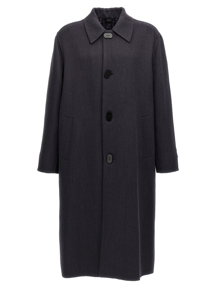 Double wool coat