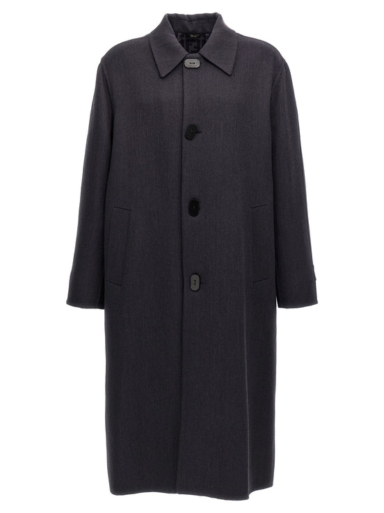 Double wool coat