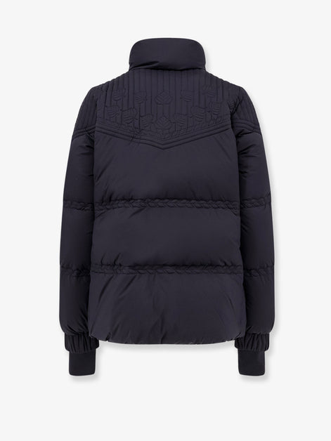 MONCLER GRENOBLE Down jacket with hood and emboridery