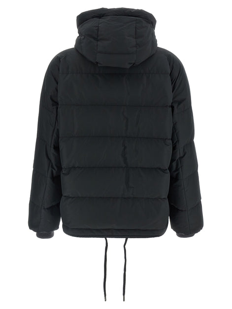 Brunello Cucinelli Down jacket with knit and jewel details