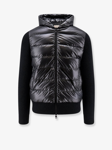 Down Jacket with virgin wool inserts