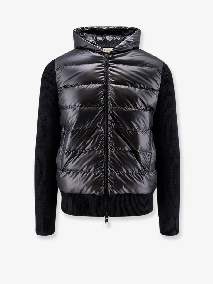 Down Jacket with virgin wool inserts