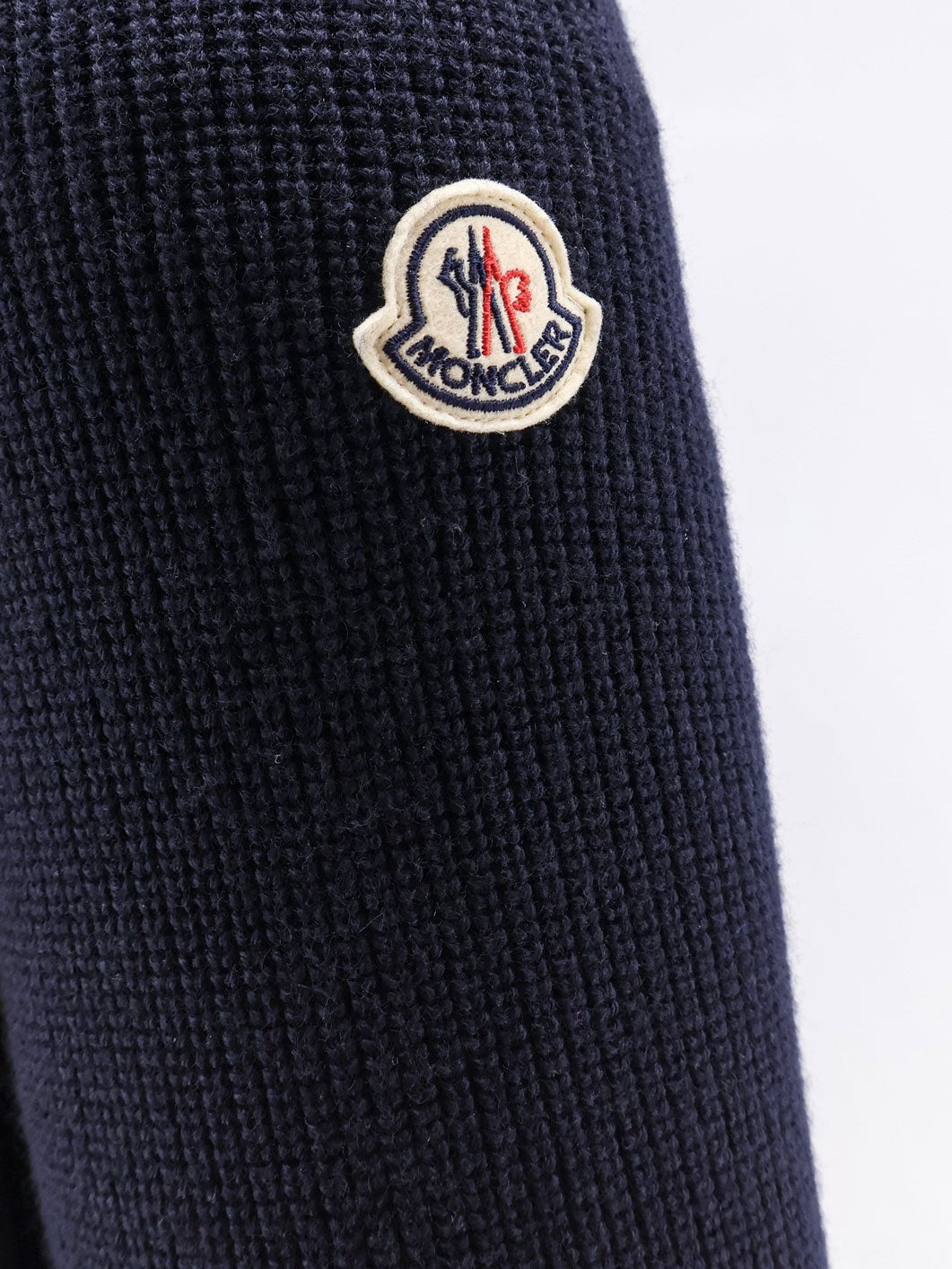 Down Jacket with virgin wool inserts
