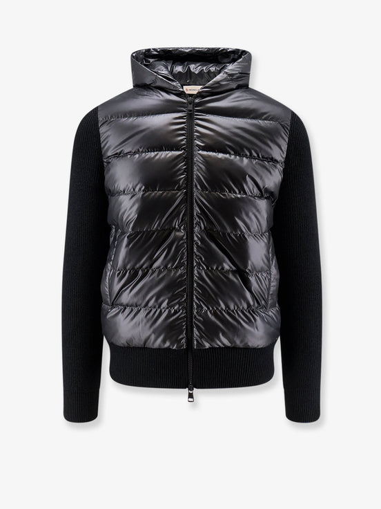 Down Jacket with virgin wool inserts