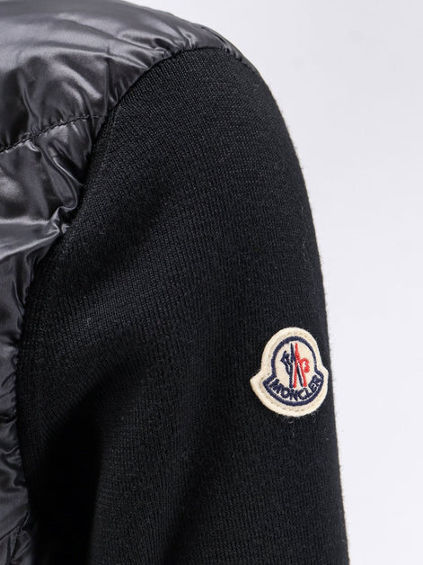 Moncler Down Jacket with virgin wool sleeves