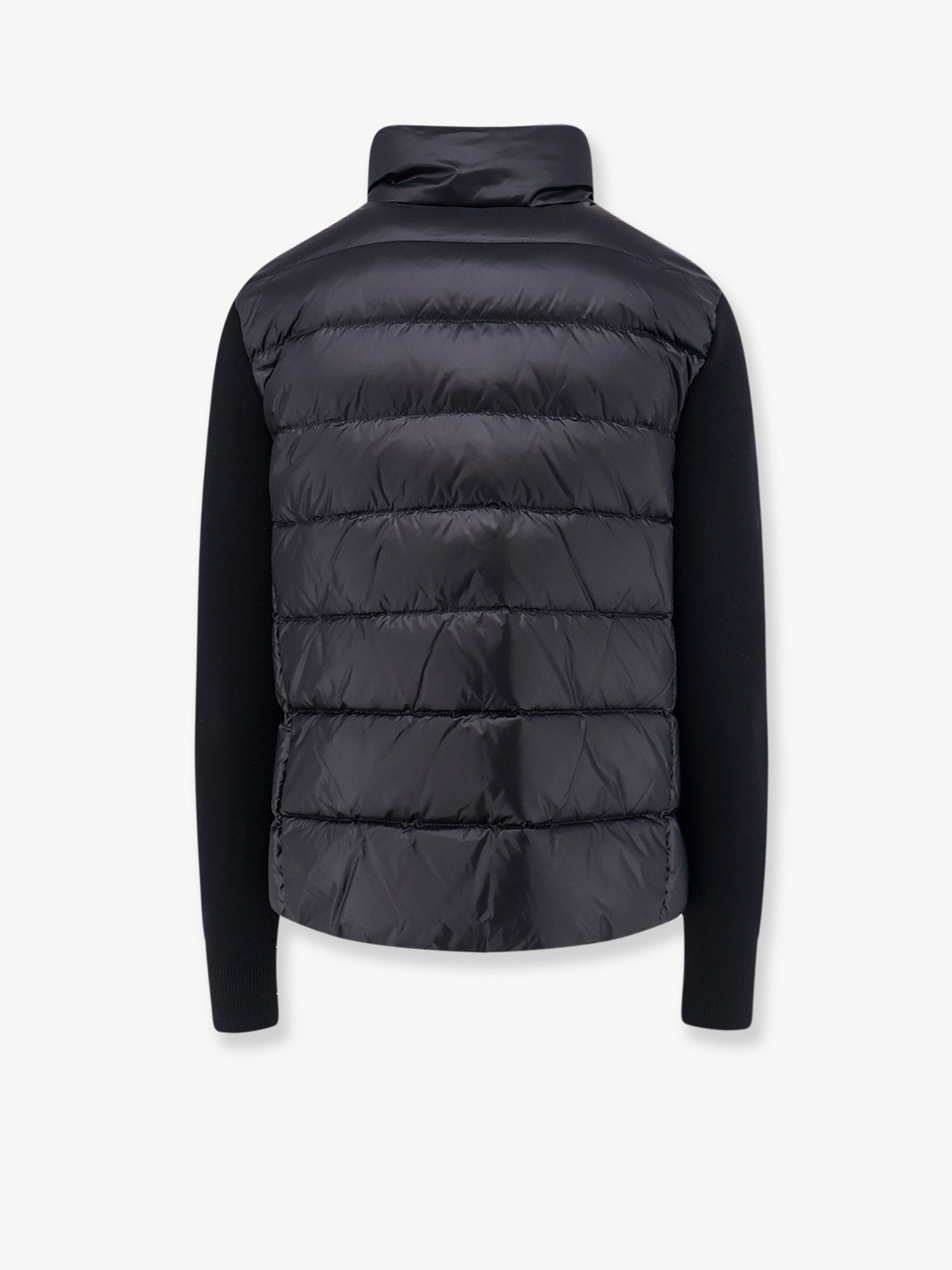 Moncler Down Jacket with virgin wool sleeves