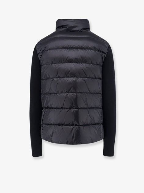 Moncler Down Jacket with virgin wool sleeves