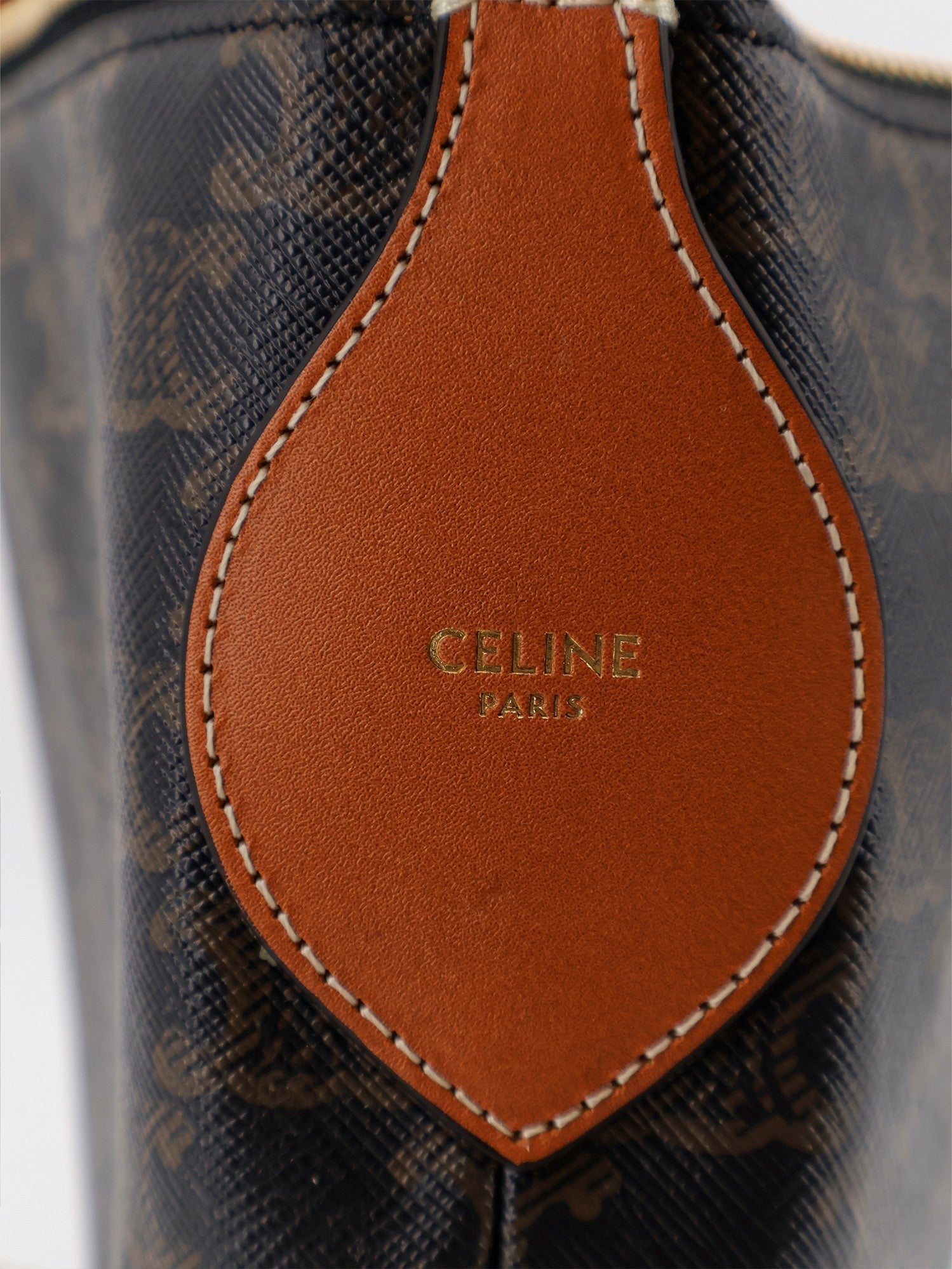 Celine Duo Triomphe Canvas Shoulder Bag