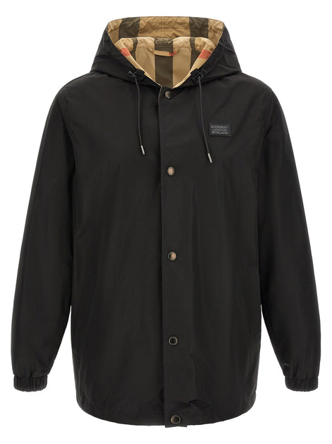 'Elmhurst' hooded reversible jacket