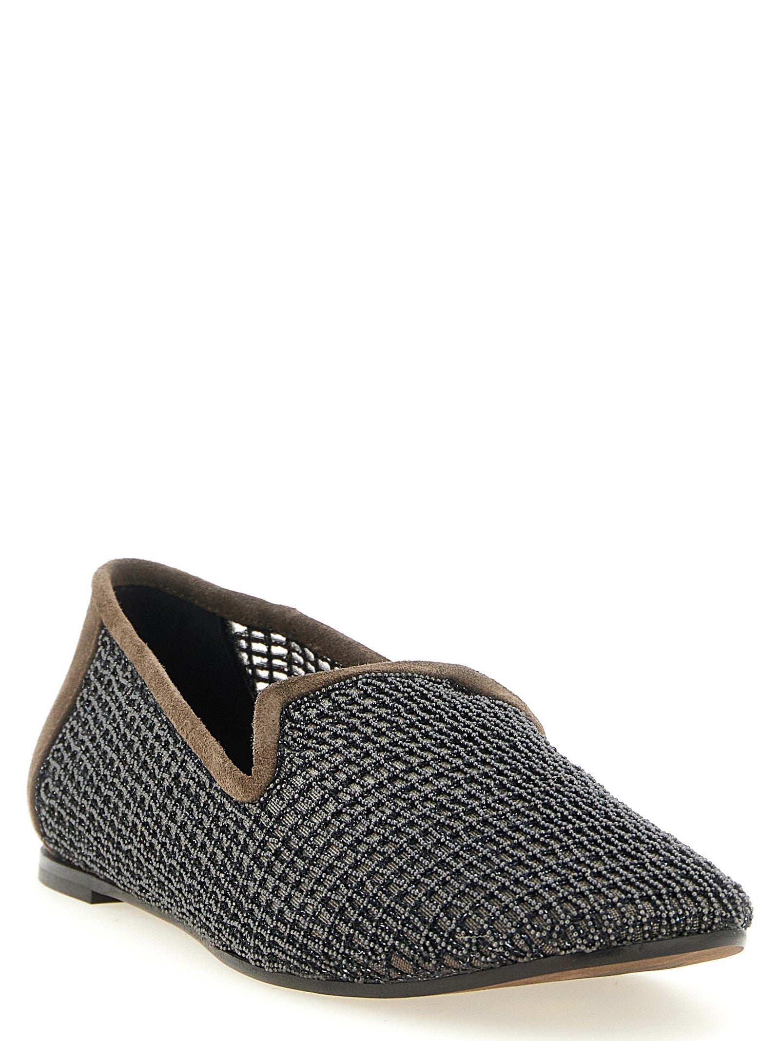 'Embroidery' mesh loafers