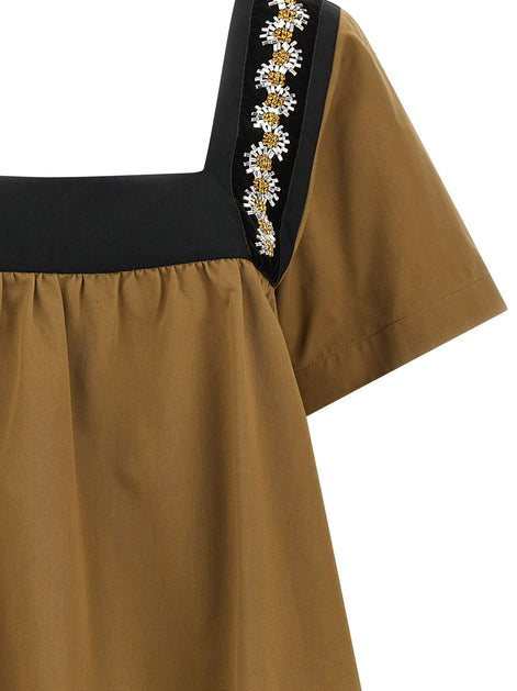 Embroidery top