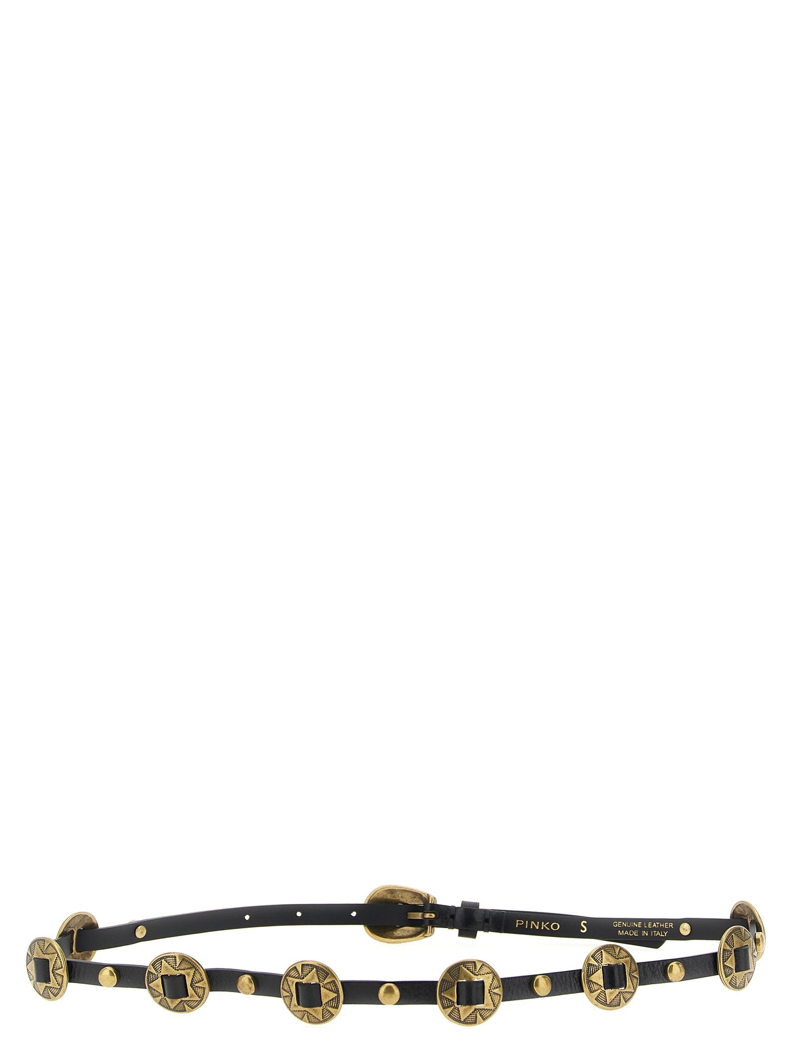 Engraved plaque belt