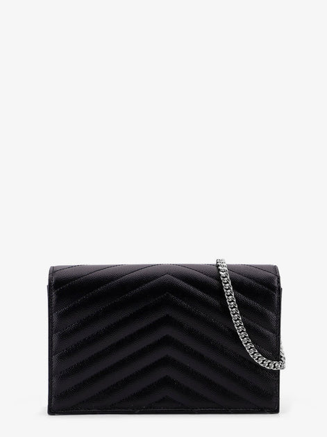 Envelope leather wallet crossbody bag
