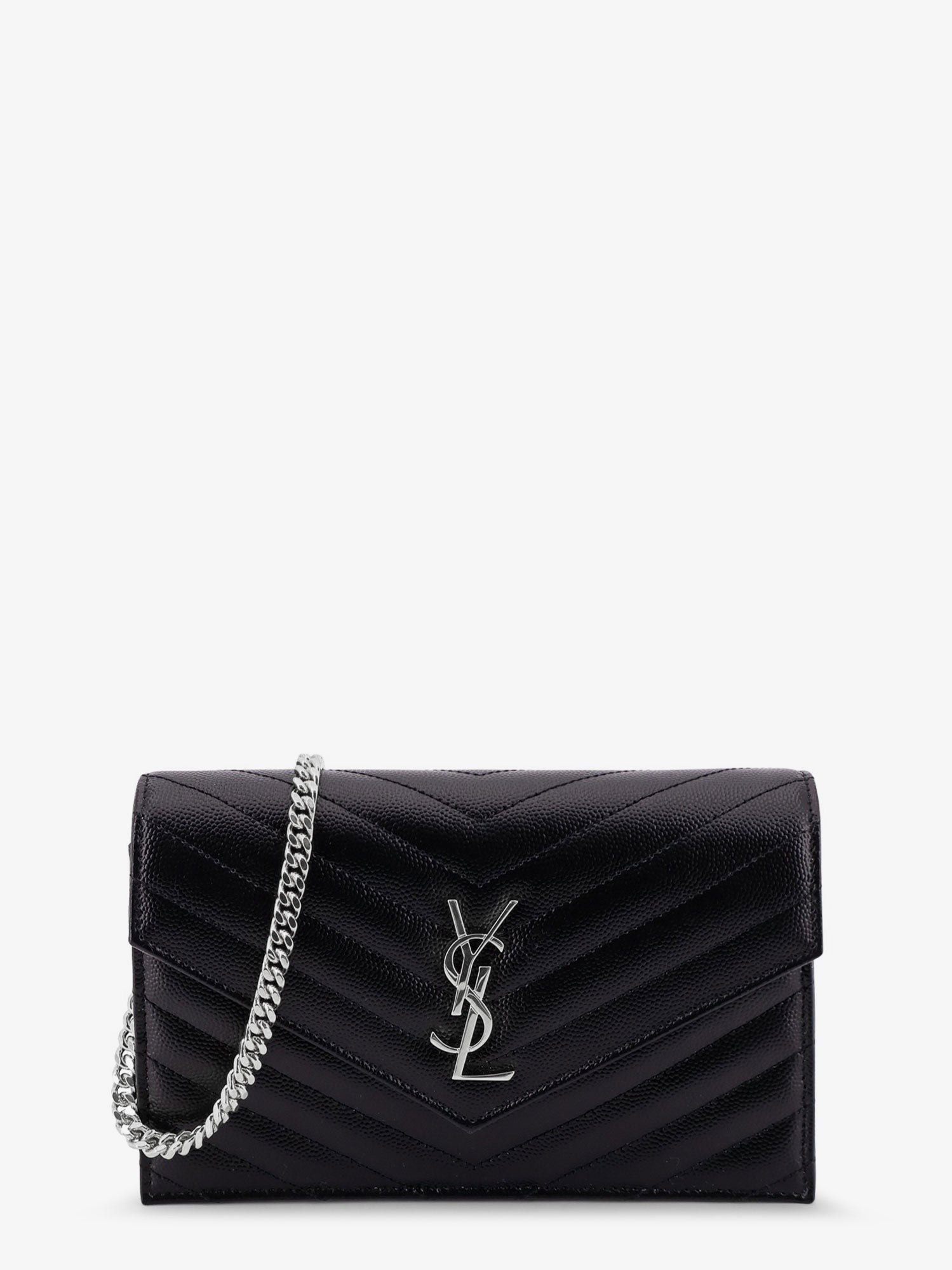 Envelope leather wallet crossbody bag