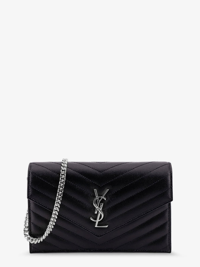 Envelope leather wallet crossbody bag