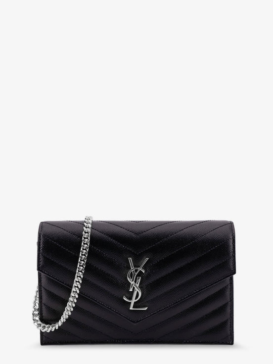 Envelope leather wallet crossbody bag