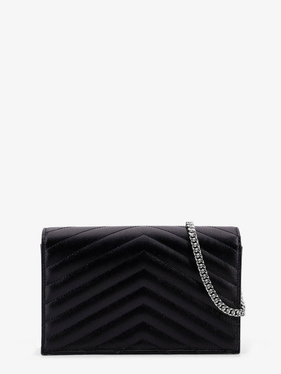 Envelope leather wallet crossbody bag