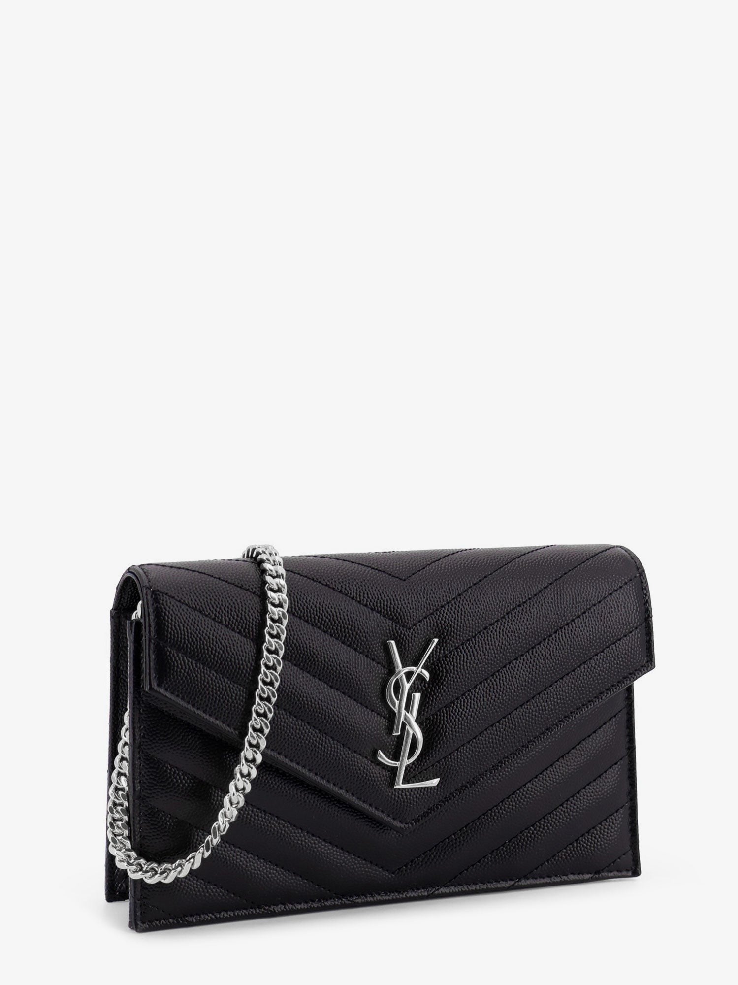 Envelope leather wallet crossbody bag