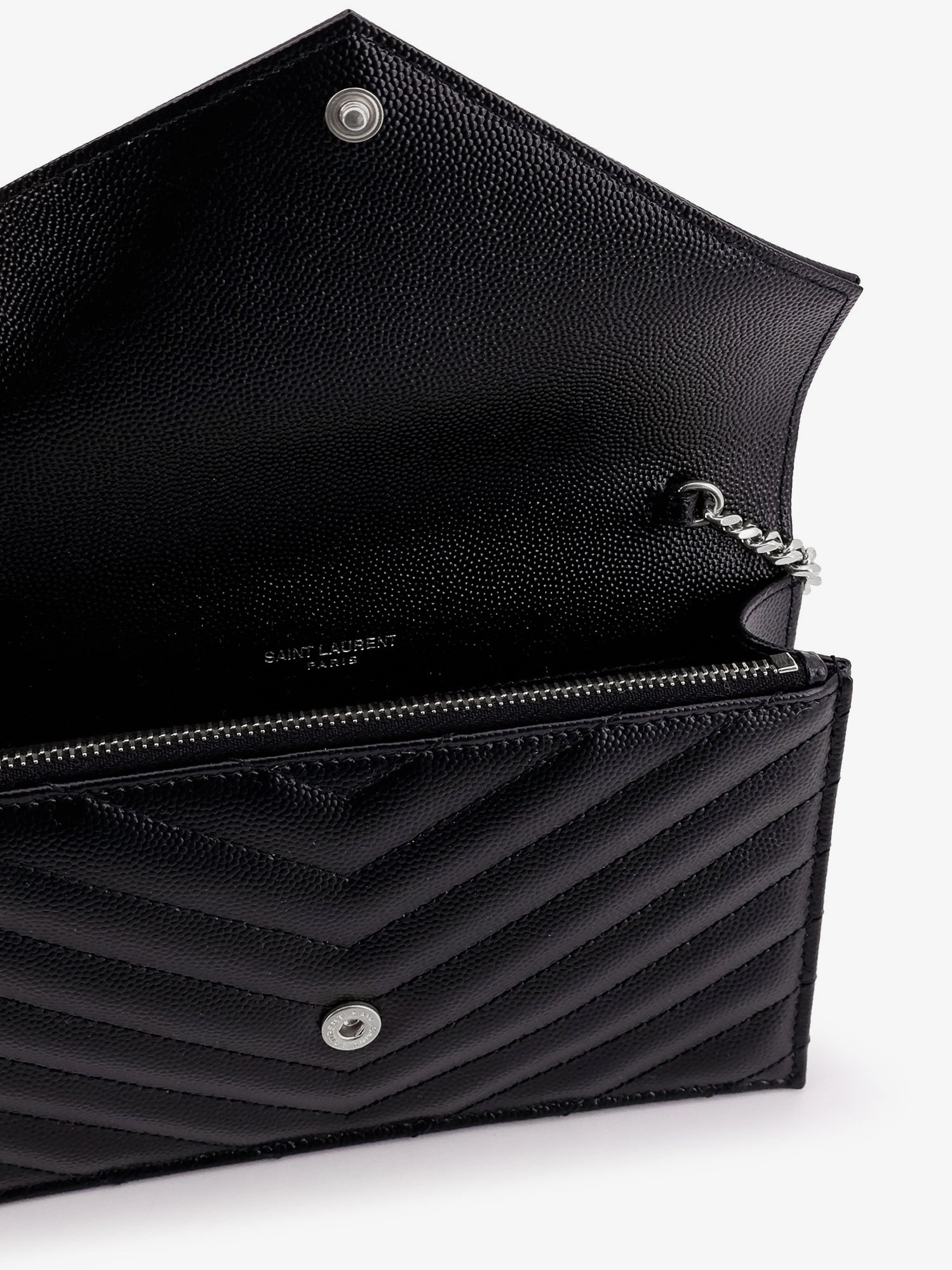 Envelope leather wallet crossbody bag