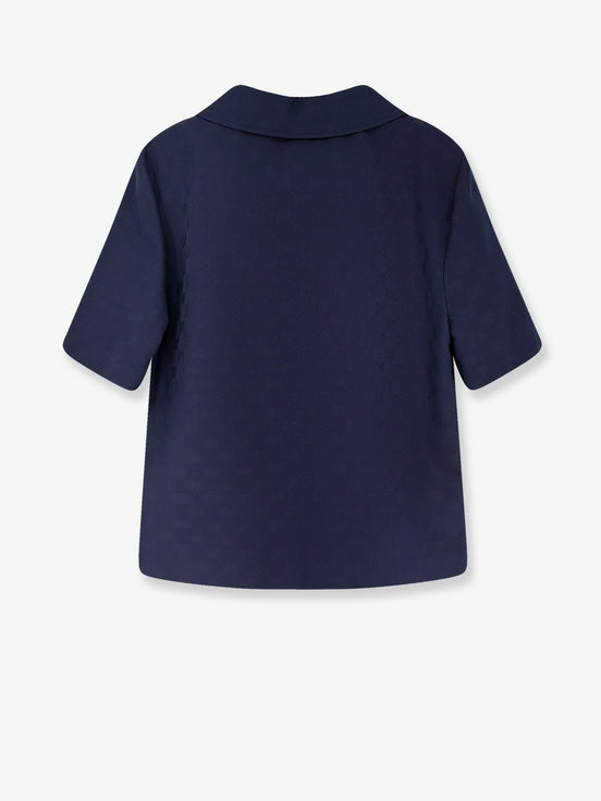 Gucci Fabric polo shirt with GG pattern