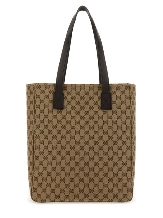 FABRIC SHOPPING BAG GG MEDIUM