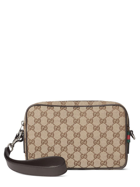 FABRIC SHOULDER BAG "GG" SMALL
