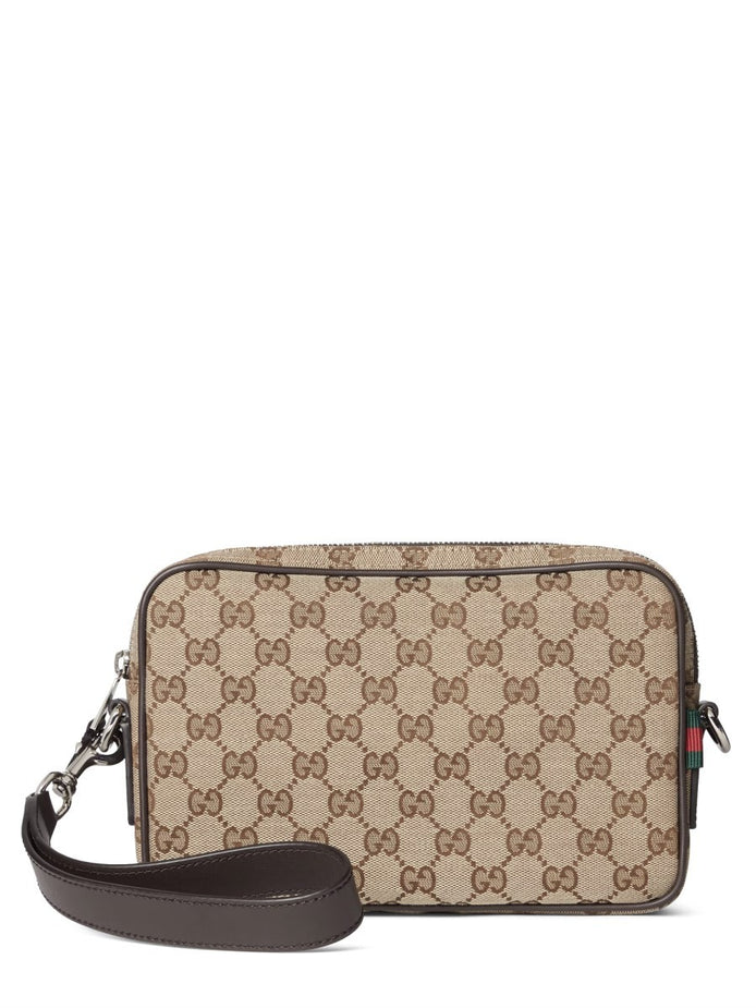 FABRIC SHOULDER BAG "GG" SMALL