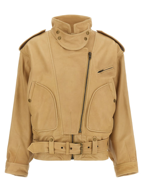 'Farza' Leather Jacket