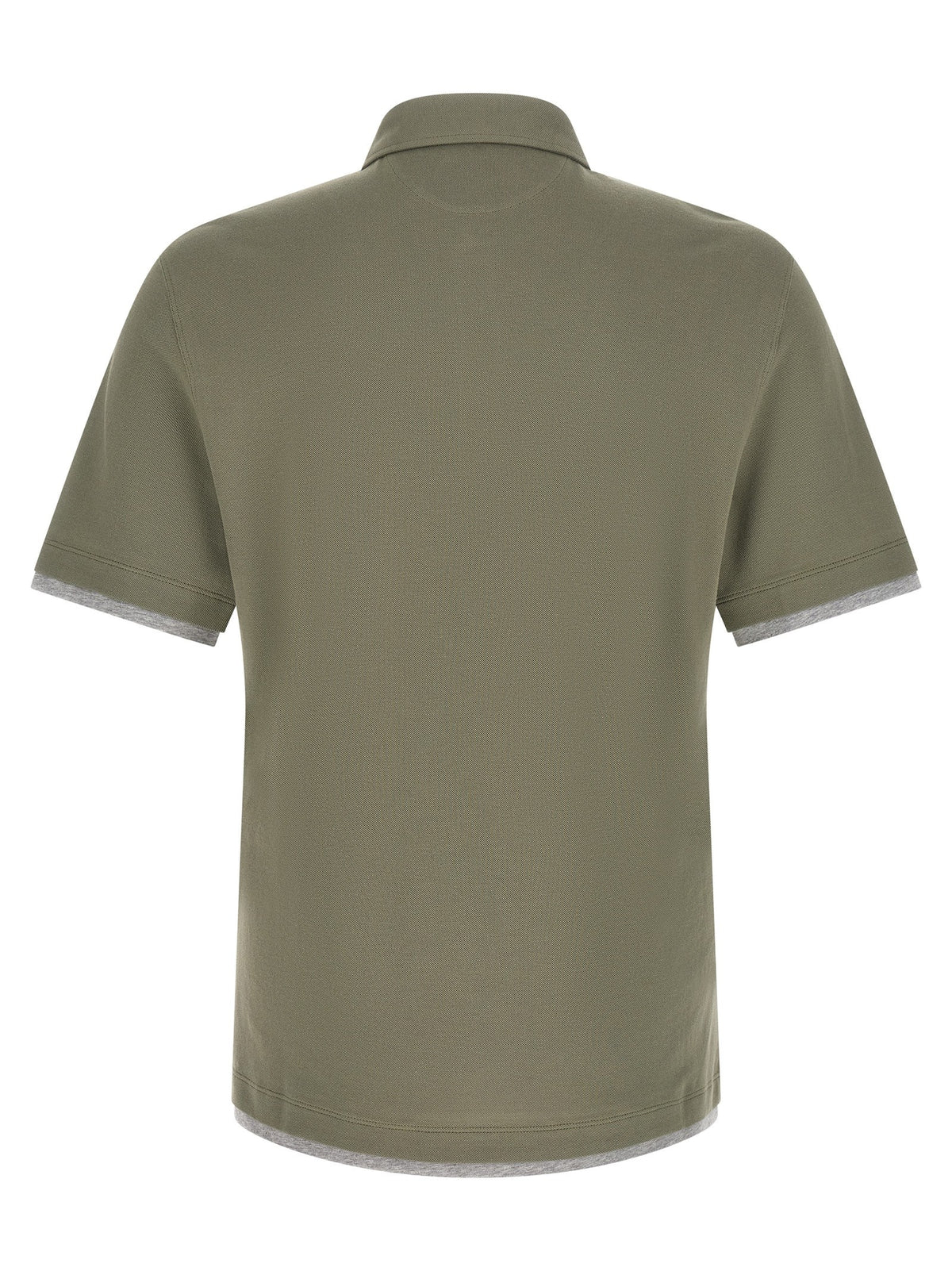 Brunello Cucinelli 'Faux Layering' polo shirt