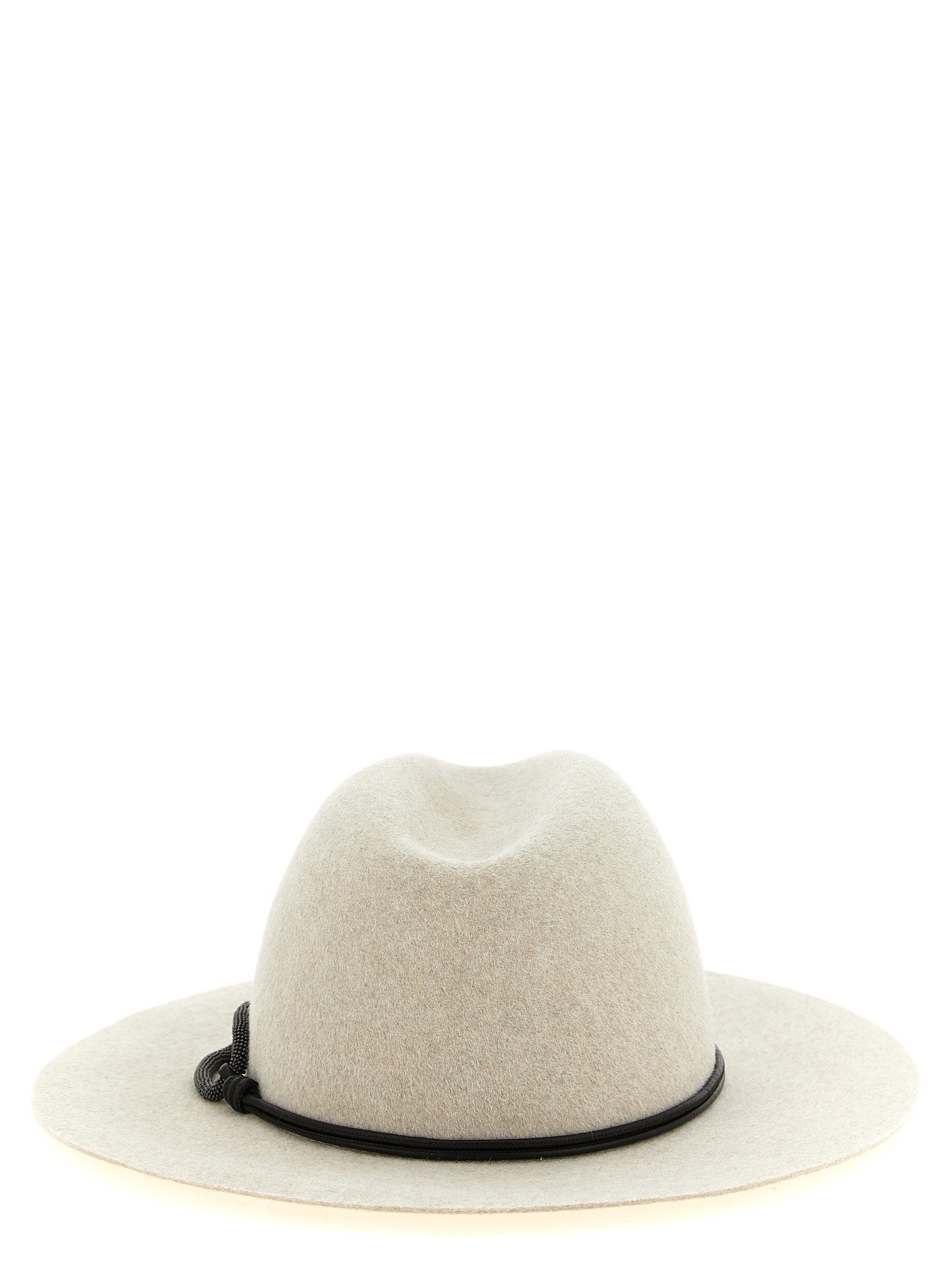 Brunello Cucinelli 'Fedora' hat with wide brim and cord