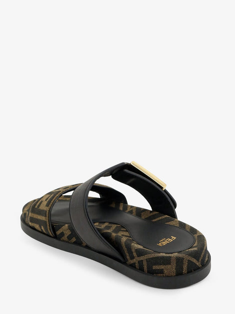 Fendi Feel FF fabric sandals
