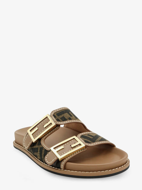 Fendi Feel FF fabric sandals