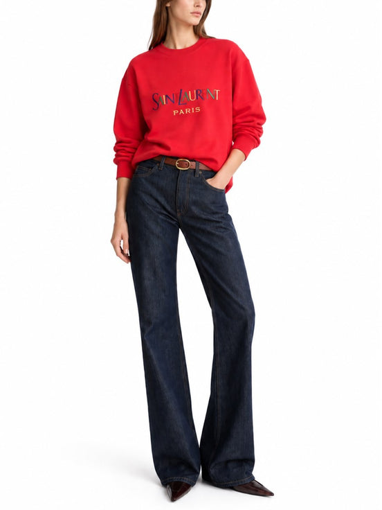 Saint Laurent Felpa Con Logo