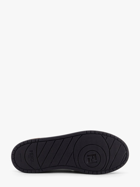 Fendi Match FF jacquard and suede sneakers
